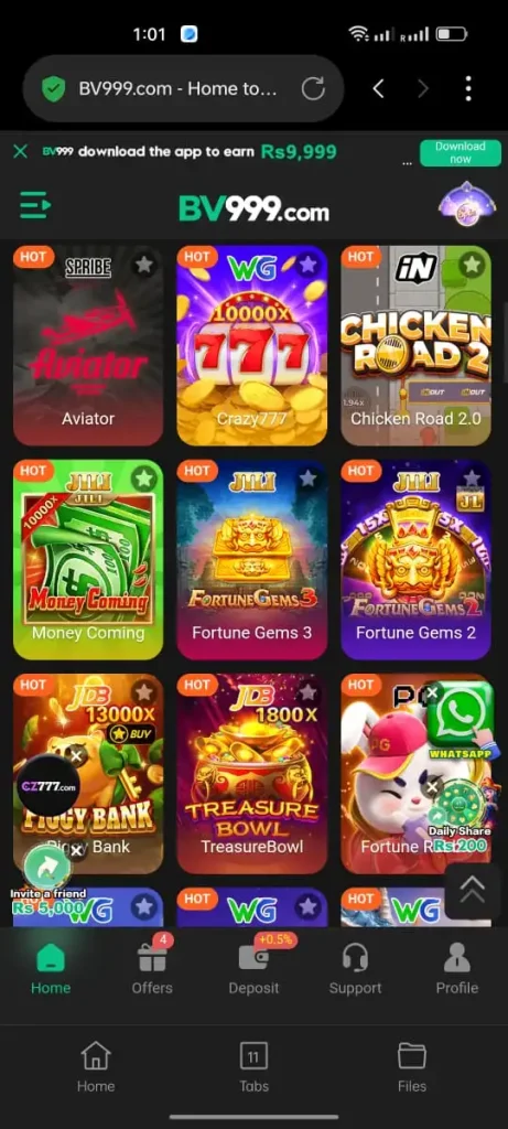 BV 999 Game Download APK