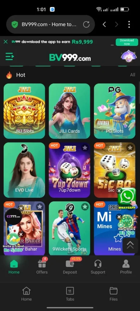 BV999 Game Android
