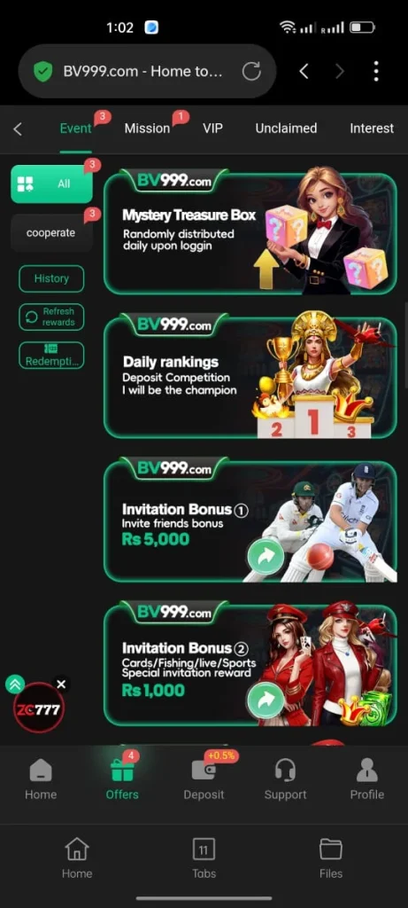 BV999 Game App