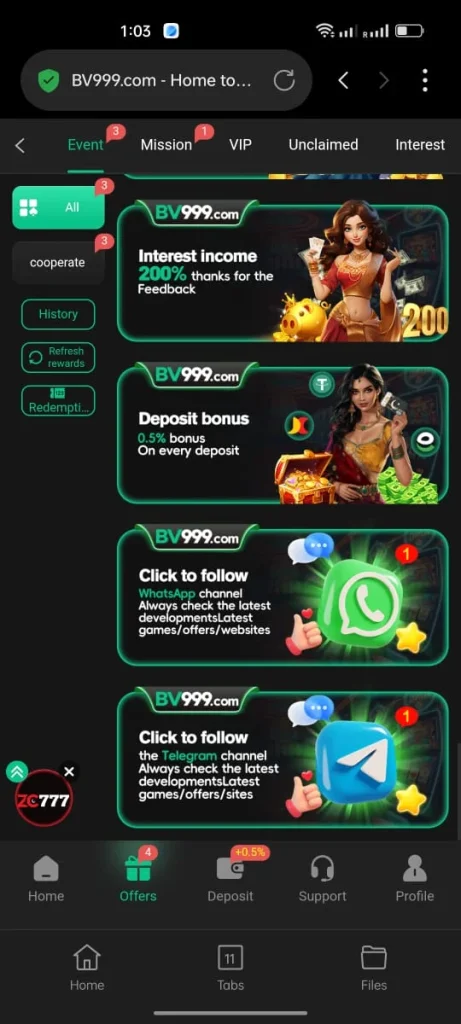 bv999 game banner 6